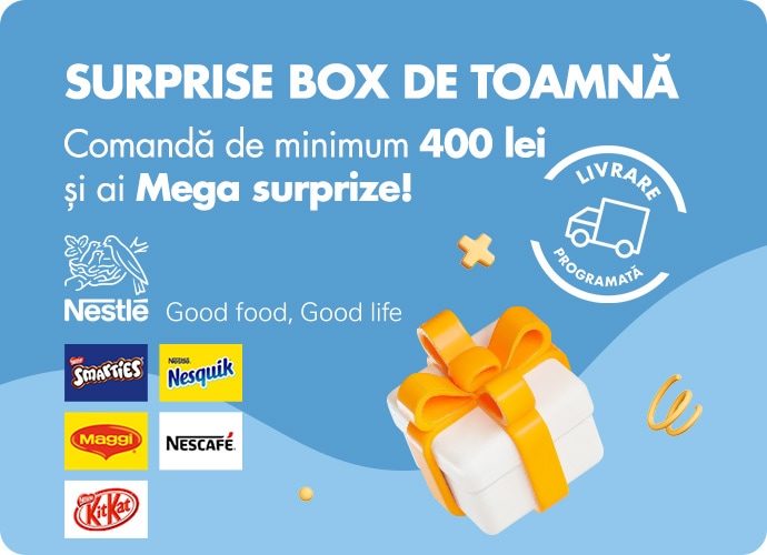 Comanda online și primești o minge Lotto. La comenzile de peste 450 lei, cu Livrare Programată.