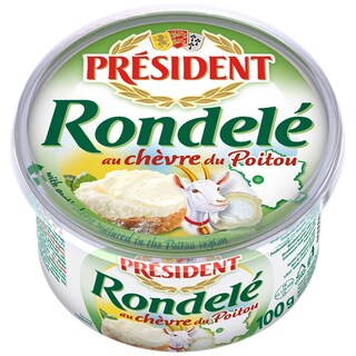 President | Crema de branza aerata cu lapte de capra Poitou 100g