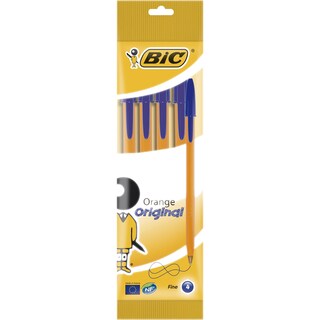 Bic | Pix albastru Orange Original 4 bucati