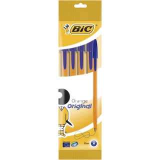 Bic | Pix albastru Orange Original 4 bucati