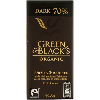 Green&Black's | Ciocolata bio neagra cu 70% cacao 100g