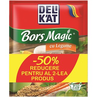 Delikat | Bors Magic cu legume 2x65g