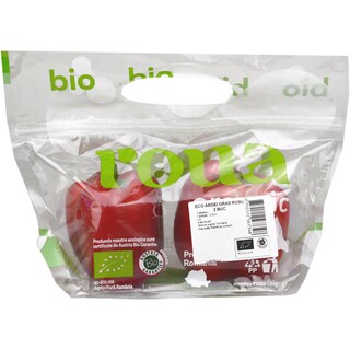 (produs ambalat) | Ardei gras rosu eco, 2 bucati