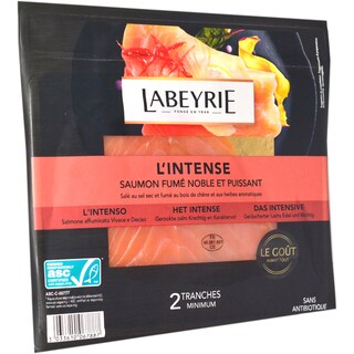 Labeyrie | File somon intens afumat feliat 75g