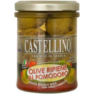 Castellino | Masline umplute cu rosii 212ml