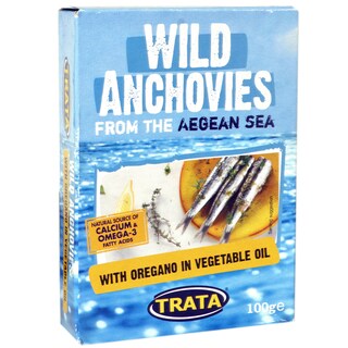 Trata | Ansoa cu oregano in ulei vegetal 100g