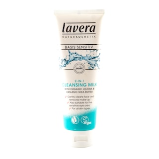 Lavera | Basis Sensitiv | Gel pentru curatare ten bio cu extract de jojoba si unt de shea 125ml