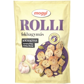 Mogyi | Rolli | Paine prajita cu seminte si aroma de usturoi 90g