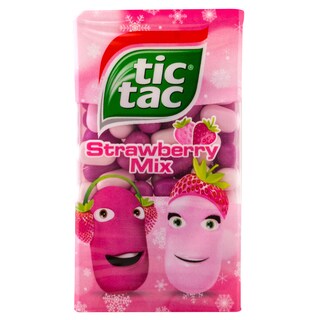 Tic tac | Dropsuri cu aroma de capsuni 49g