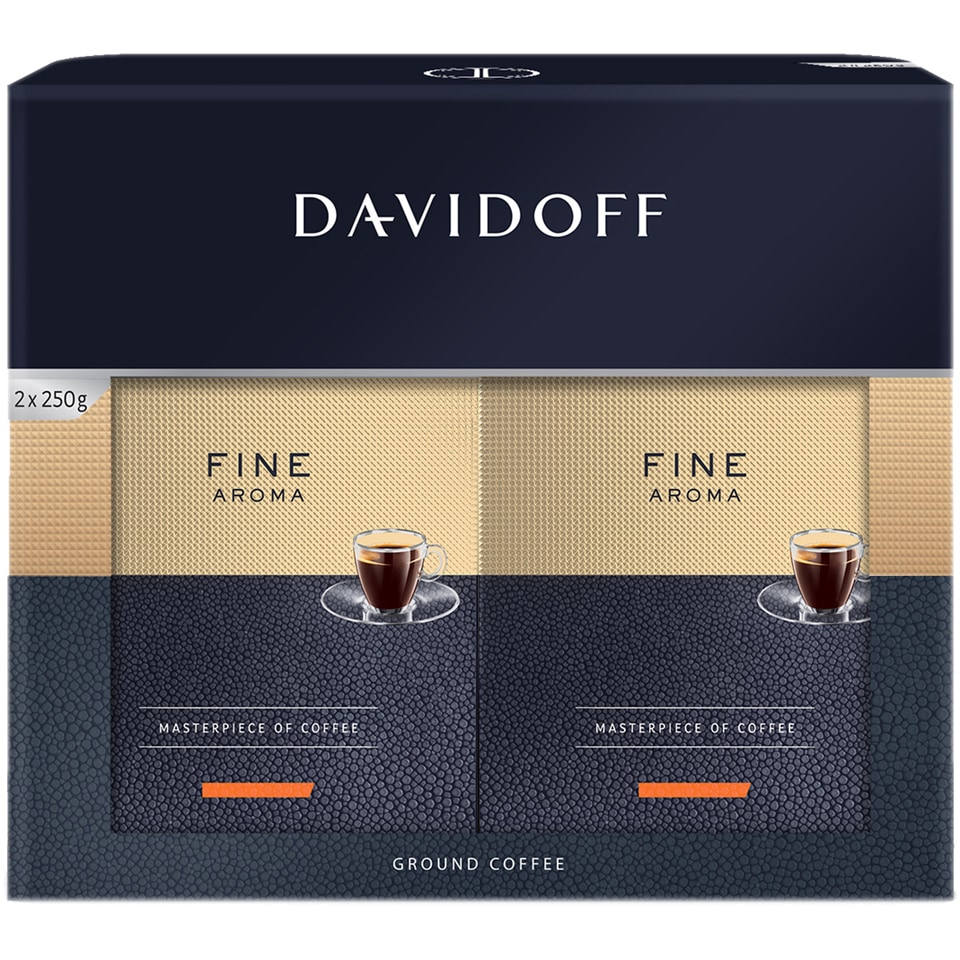 Davidoff | Fine aroma | Cafea macinata 2x250g | Mega-image
