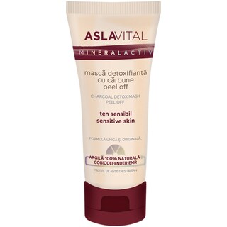 ASLAVITAL | Masca detox cu carbune 100ml