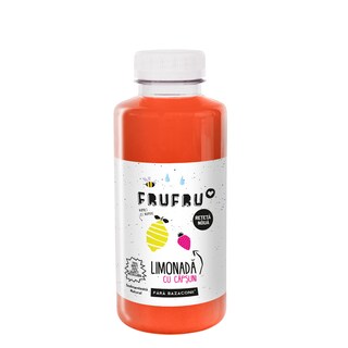 Frufru | Limonada cu miere si pulpa de capsuni 400ml
