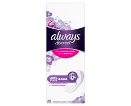 Always Discreet | Absorbante zilnice incontinenta urinara Long Plus, 28 bucati