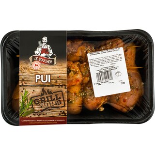 Le Boucher | Mix condimentat de pui cu 4 pulpe inferioare si frigarui kg