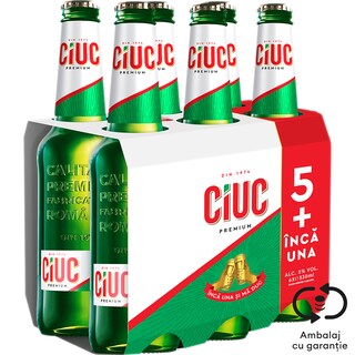 Ciuc Premium | Bere blonda 5+1 x 0.33L