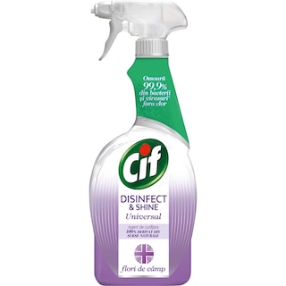 Cif | Desinfect&Shine | Dezinfectant pulverizator Flori de camp