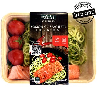 Zest | Somon cu spaghete din zucchini 420g
