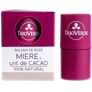 Trio Verde | Balsam de buze cu miere si unt de cacao 4g