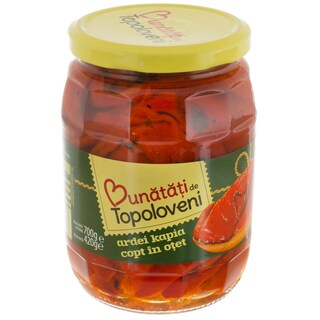 Bunatati de Topoloveni | Ardei kapia in otet 700g