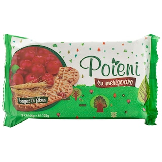 Poieni | Biscuiti cu merisoare 132g