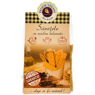 Delicii Vegane | Ambrozia | Saratele vegan cu masline Kalamata 125g