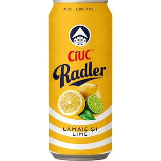 Ciuc Radler | Bere 1.9% alcool cu limonada  0.5L