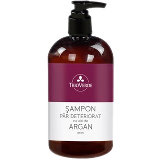 Trio Verde | Sampon pentru par deteriorat cu ulei de Argan 250ml