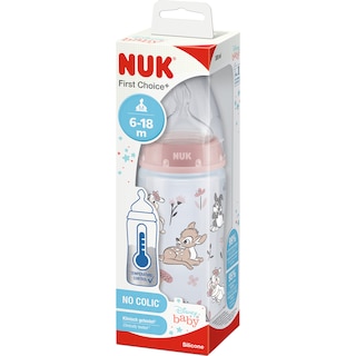 NUK | Biberon First Choice Disney Bambi, 6-18 luni 300ml