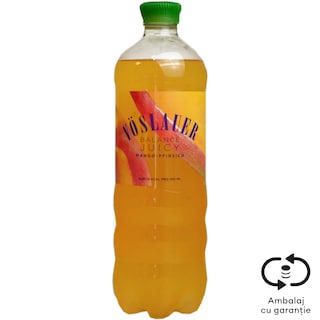 Voslauer | Bautura racoritoare cu gust de mango si piersici 750ml