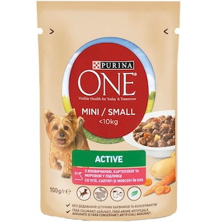 Purina One | Hrana pentru caini cu vita si cartofi 100g