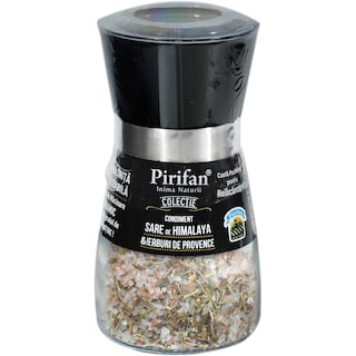 Pirifan | Sare grunjoasa roz, de Himalaya cu verdeturi de Provence, neiodata 180g