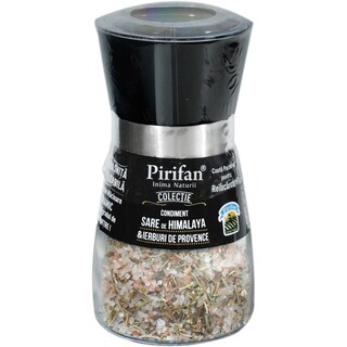 Pirifan | Sare grunjoasa roz, de Himalaya cu verdeturi de Provence, neiodata 180g