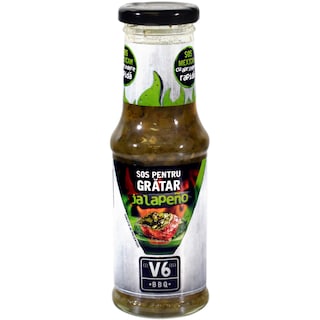 V6 | Sos pentru gratar cu jalapeno 200ML
