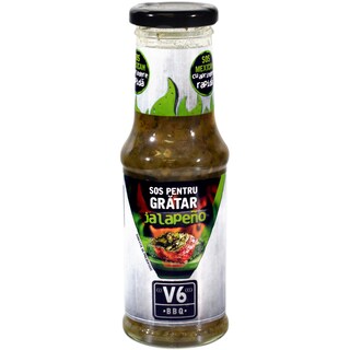 V6 | Sos pentru gratar cu jalapeno 200ML