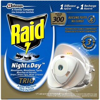 Raid | Night&Day | Aparat electric impotriva tantarilor