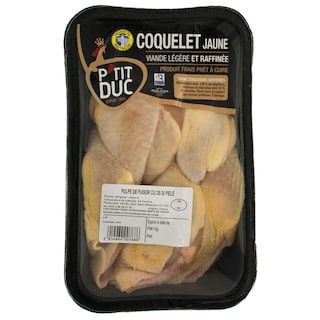 Savel | Petit Duc | Pulpe de puisor cu os si piele Coquelet Jaune