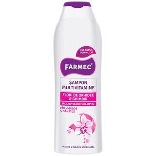 Farmec | Sampon Multivitamine cu Orhidee si Ghimbir 400ml
