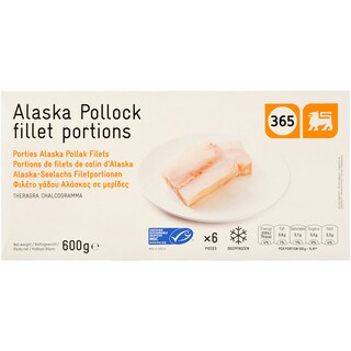 365 | Cod de Alaska portionat 600g