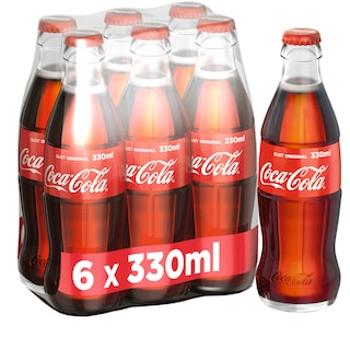 Coca-Cola Gust Original | Bautura racoritoare carbogazoasa  6x330ml