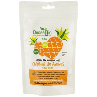 Deosebio | Chips de ananas bio 26g