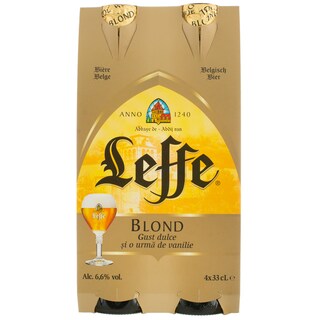 Leffe | Bere blonda 4 sticle 4x0.33l