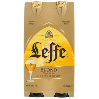 Leffe | Bere blonda 4 sticle 4x0.33l