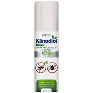 Klinodiol | Spray anti-tantari si capuse pentru adulti 100ml