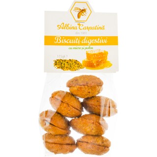 Apicola | Biscuiti digestivi cu miere si polen 115g
