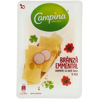 Campina | Branza emmental felii 100g