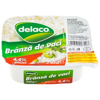 Delaco | Branza proaspata 4.4% grasime 250g
