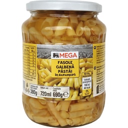 Fasole galbena pastai in saramura 690g