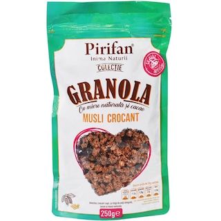 Pirifan | Granola cu miere si cacao 250g