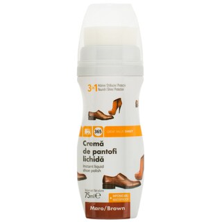 365 | Crema lichida pentru pantofi maro 75ml