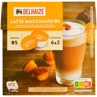 Delhaize | Cafea Latte Machiato 05, 6x2 capsule